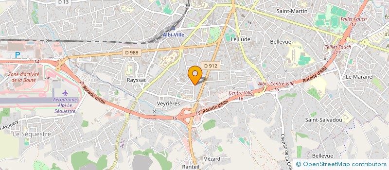 localisation de l'entreprise ALBI HOME à ALBI