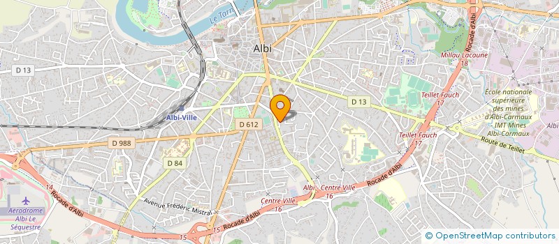 localisation de l'entreprise ALBI MENAJEX SERVICES à ALBI