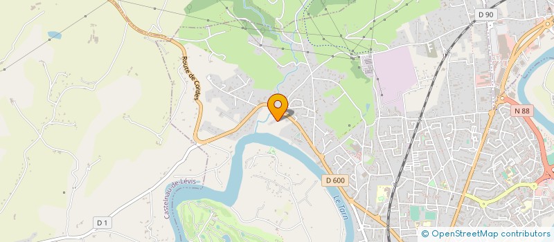 localisation de l'entreprise ALBI NATATION à ALBI