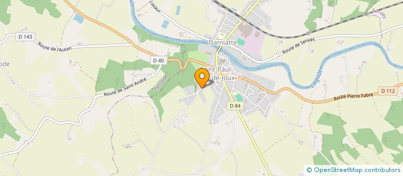 localisation de l'entreprise ALBI PADDLE  SAINT-PAUL-CAP-DE-JOUX