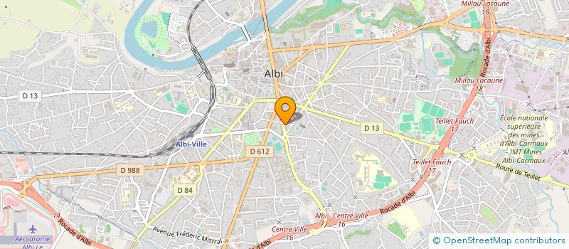 localisation de l'entreprise ALBI PATRIMOINE IMMOBILIER à ALBI