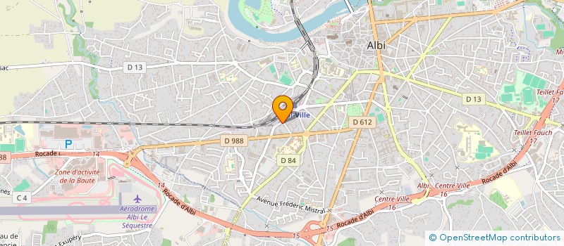 localisation de l'entreprise ALBI PRIMEURS à ALBI