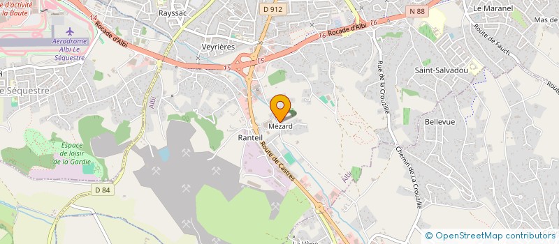 localisation de l'entreprise ALBI REPAS SERVICES  ALBI