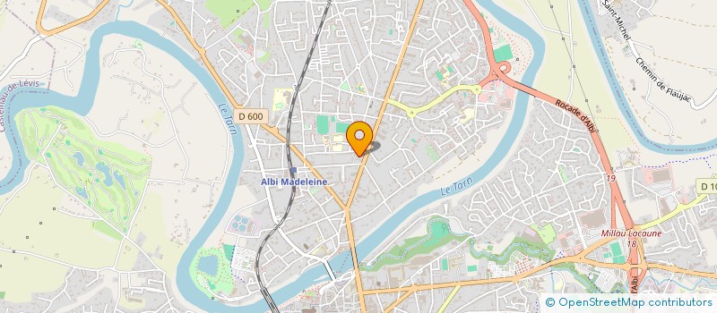 localisation de l'entreprise ALBI RUN URBAIN à ALBI