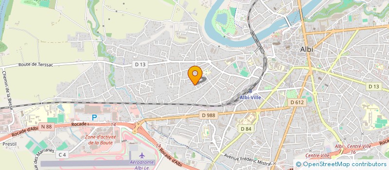 localisation de l'entreprise ALBI SAVATE BOXE FRANCAISE à ALBI