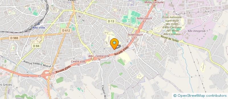 localisation de l'entreprise ALBI SECRETARIAT CONSEILS à ALBI