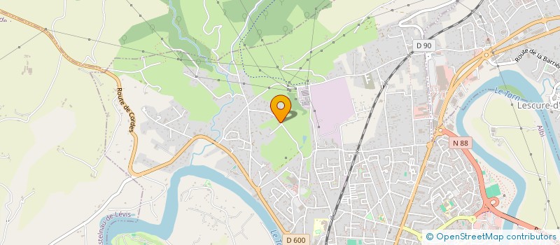 localisation de l'entreprise ALBI SPORTS AQUATIQUES à ALBI