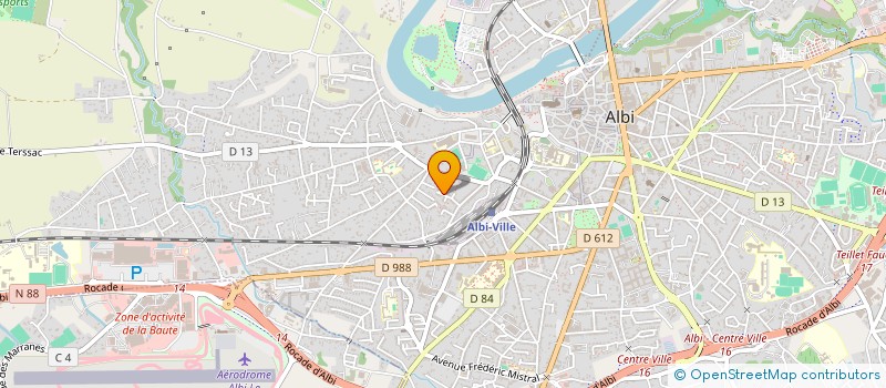 localisation de l'entreprise ALBI SYSTEMA à ALBI