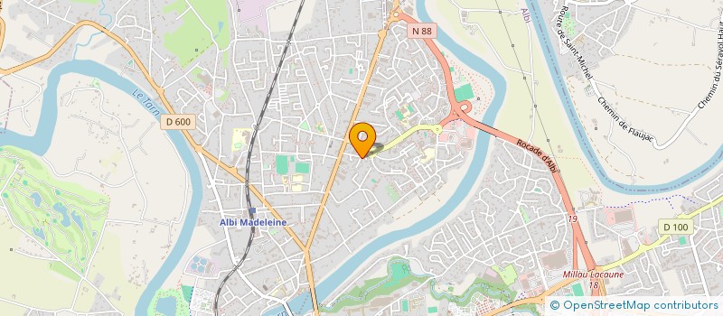 localisation de l'entreprise ALBI TRANSPORT SERVICE à ALBI