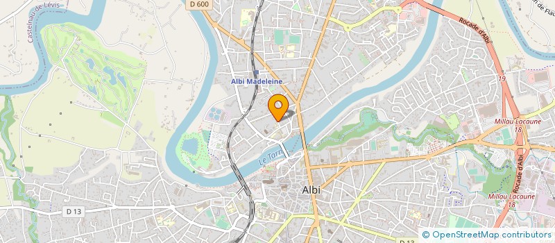 localisation de l'entreprise ALBI VELO SPORT à ALBI