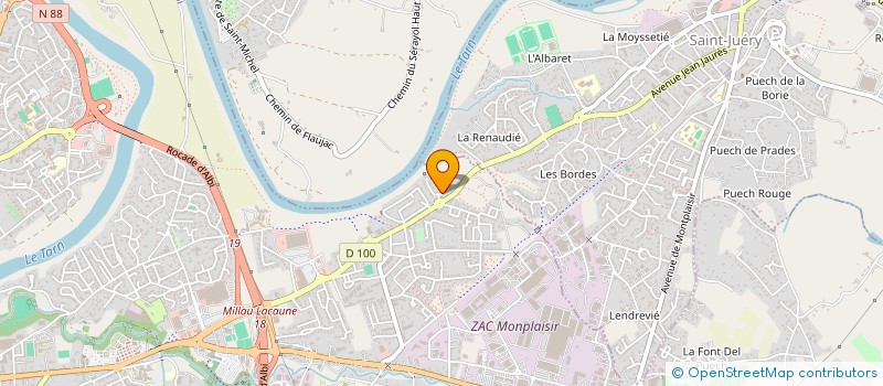 localisation de l'entreprise ALBI VERT 81 à ALBI