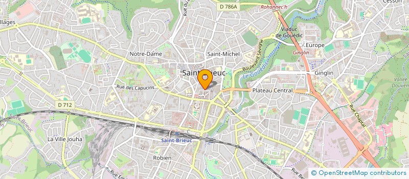 localisation de l'entreprise ALBIANA à SAINT-BRIEUC