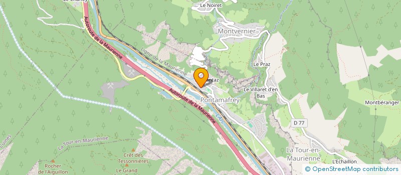 localisation de l'entreprise ALBIEZ SERVICES  ALBIEZ-MONTROND