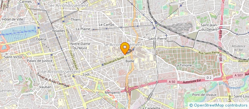 localisation de l'entreprise ALBIFORM à MARSEILLE