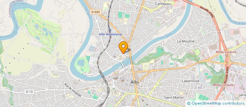 localisation de l'entreprise ALBILINGUE à ALBI