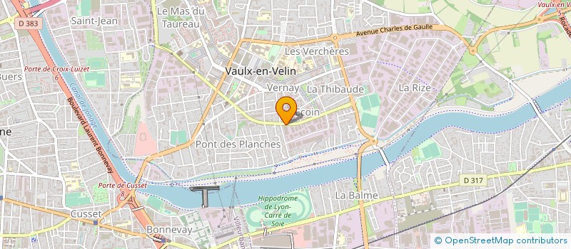 localisation de l'entreprise ALBIM à VAULX-EN-VELIN