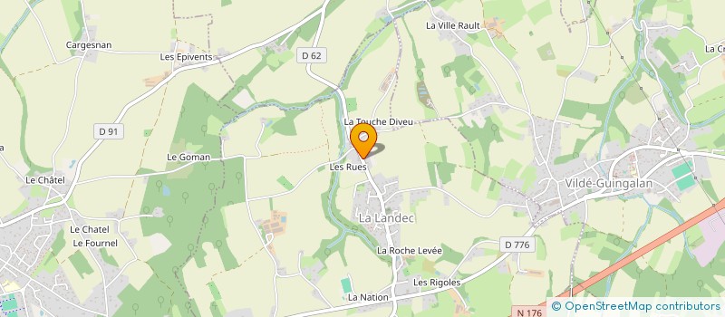 localisation de l'entreprise ALBIN DAVID à LANGUEDIAS