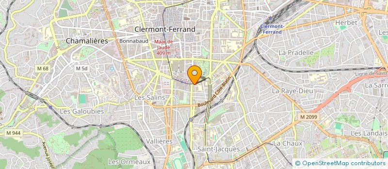 localisation de l'entreprise ALBIN FRANCE  CLERMONT-FERRAND