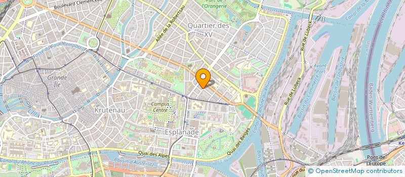 localisation de l'entreprise ALBIN STRASBOURG à STRASBOURG