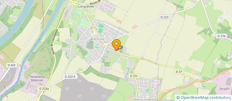 localisation de l'entreprise ALBINA à RANVILLE