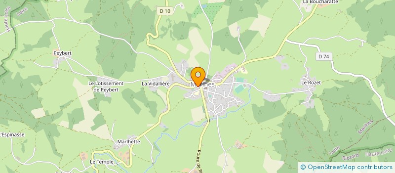 localisation de l'entreprise ALBINA CONSEIL  MARLHES