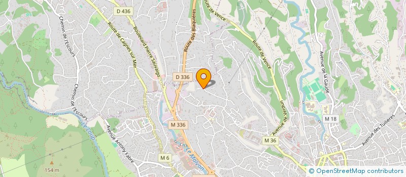 localisation de l'entreprise ALBINCARAT  CAGNES-SUR-MER