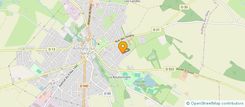 localisation de l'entreprise ALBINIENNE  AUBIGNY-SUR-NERE