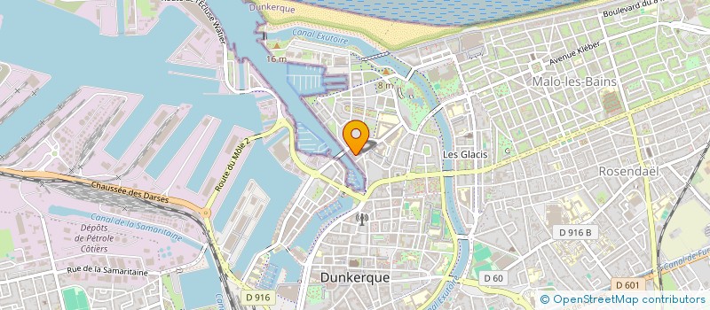 localisation de l'entreprise ALBION 1 à DUNKERQUE