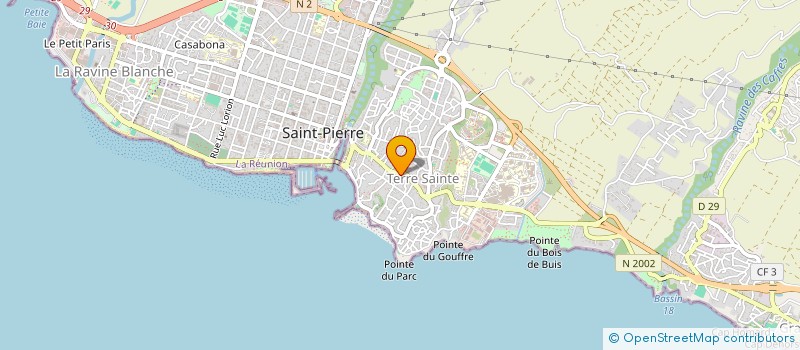 localisation de l'entreprise ALBION à SAINT-PIERRE