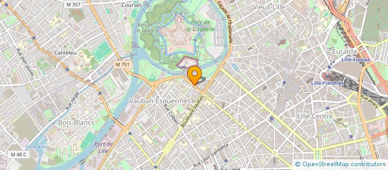 localisation de l'entreprise ALBION à LILLE