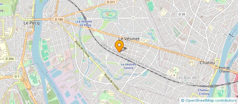 localisation de l'entreprise ALBION CONSULTING  LE VESINET