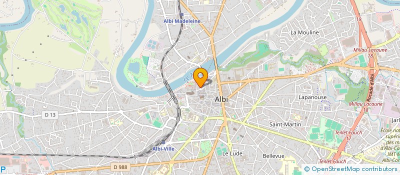 localisation de l'entreprise ALBIREO ASTRONOMES AMATEURS TARNAIS à ALBI