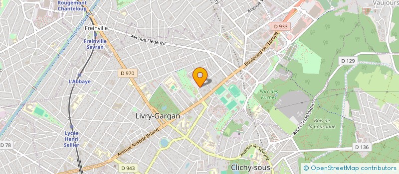 localisation de l'entreprise ALBISETTI INVEST à LIVRY-GARGAN