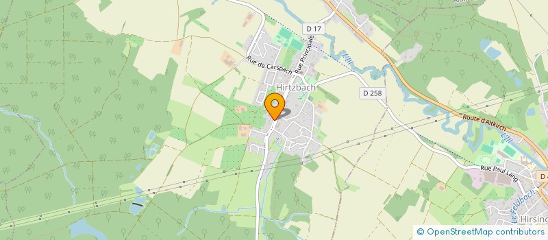 localisation de l'entreprise ALBISSER 2  HIRTZBACH