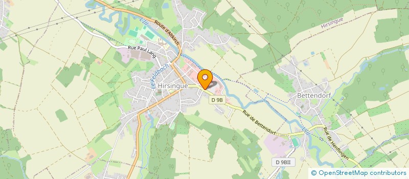 localisation de l'entreprise ALBISSER SAS à HIRSINGUE