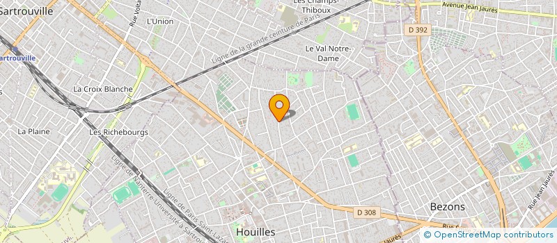 localisation de l'entreprise ALBISSON SOLUTIONS  HOUILLES