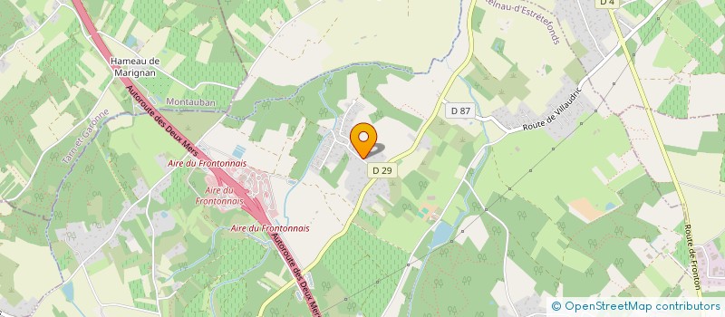 localisation de l'entreprise ALBIZIA à CASTELNAU-D'ESTRETEFONDS