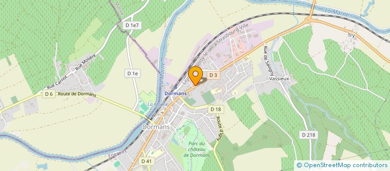 localisation de l'entreprise ALBIZIA  DORMANS