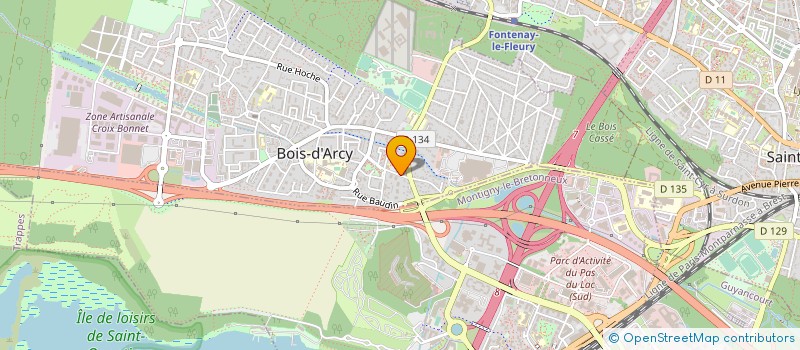 localisation de l'entreprise ALBIZIA SERVICES PRO PAYSAGE à BOIS-D'ARCY