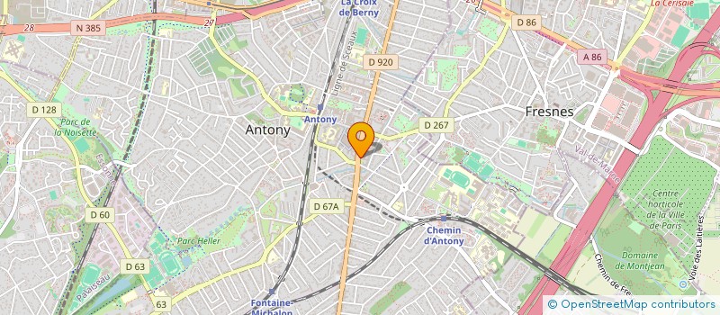 localisation de l'entreprise ALBIZIA TECHNOLOGIES à ANTONY