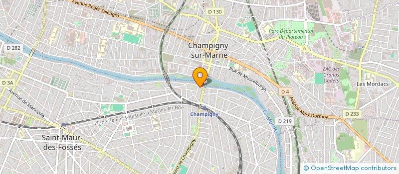 localisation de l'entreprise ALBLI à SAINT-MAUR-DES-FOSSES