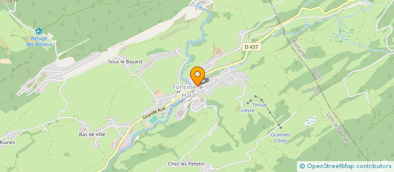 localisation de l'entreprise ALBO  FONCINE-LE-HAUT