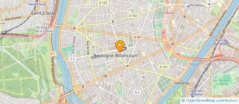 localisation de l'entreprise ALBO à BOULOGNE-BILLANCOURT