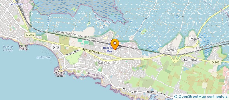 localisation de l'entreprise ALBO INVEST  BATZ-SUR-MER