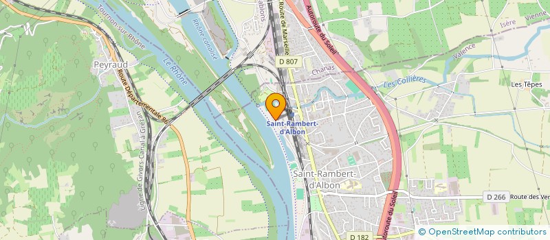 localisation de l'entreprise ALBON  SAINT-RAMBERT-D'ALBON