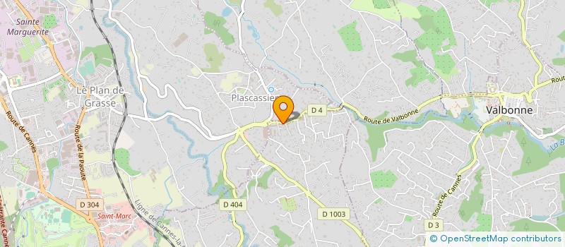 localisation de l'entreprise ALBON GROUP  MOUANS-SARTOUX