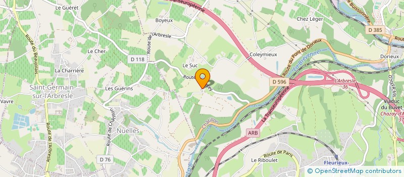 localisation de l'entreprise ALBON HOLDING à CHATILLON
