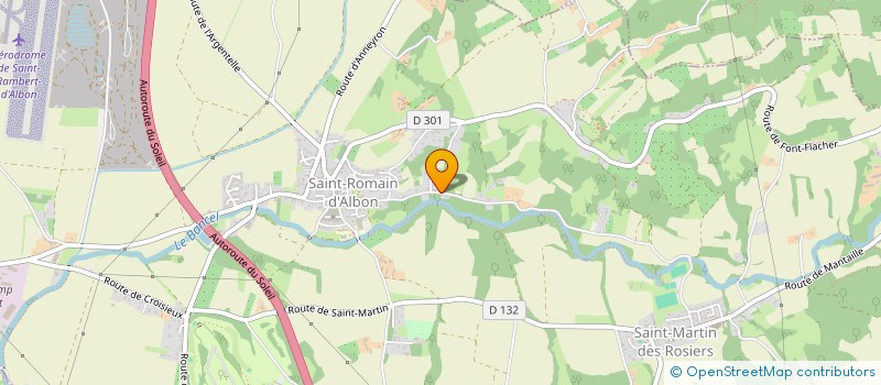 localisation de l'entreprise ALBON LOCAL  ALBON