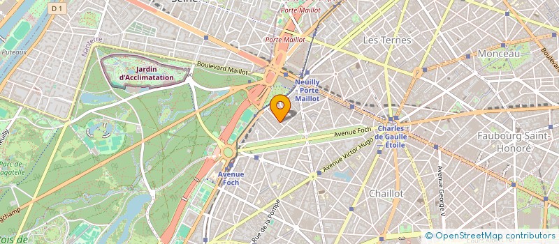 localisation de l'entreprise ALBONI 1  PARIS