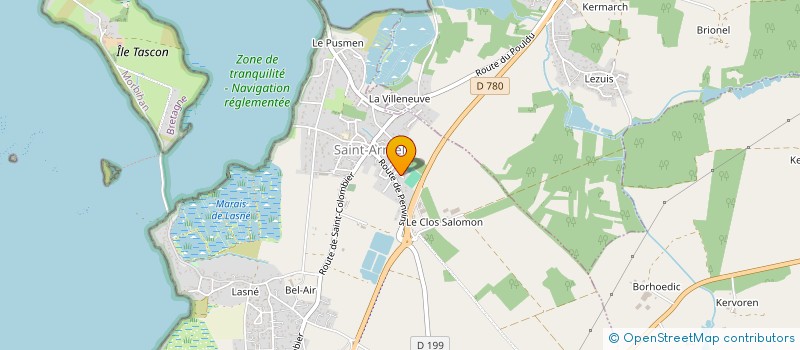 localisation de l'entreprise ALBORADA  SAINT-ARMEL